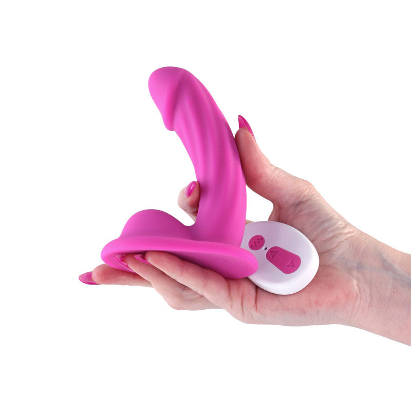 Colours Curve - Vibrating 5'' Dildo -  -  12.6 cm USB Rechargeable Vibrating Dildo with Wireless Remote