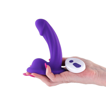 Colours Curve - Vibrating 5'' Dildo -  -  12.6 cm USB Rechargeable Vibrating Dildo with Wireless Remote