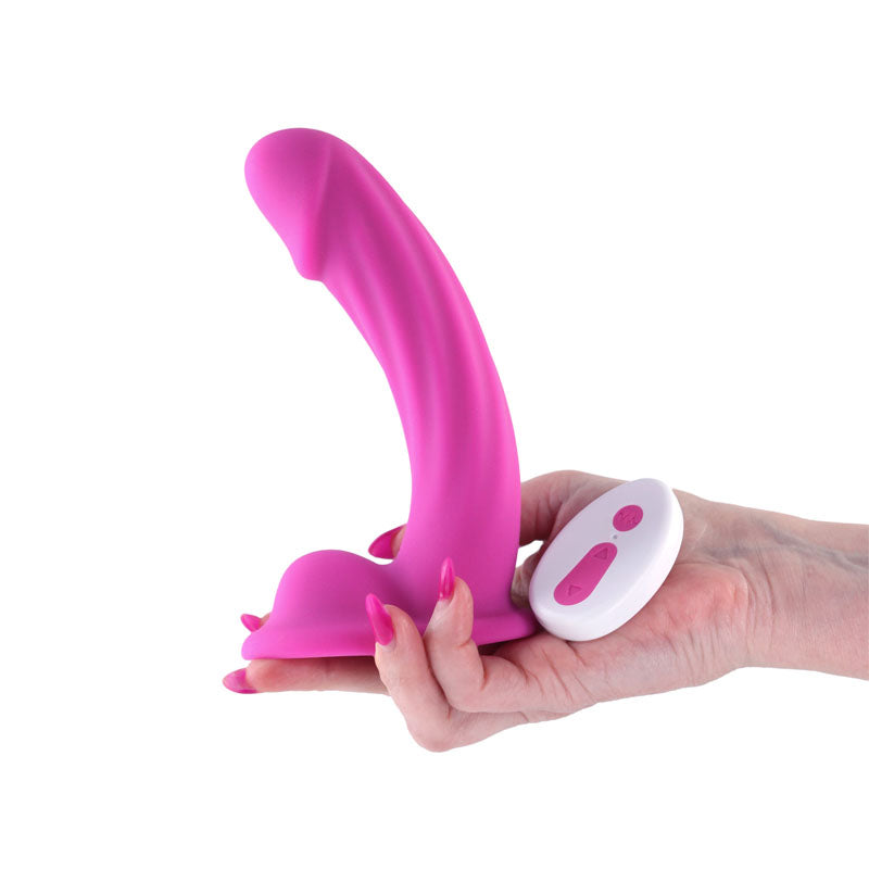 Colours Curve - Vibrating 6'' Dildo -  -  16.4 cm USB Rechargeable Vibrating Dildo with Wireless Remote