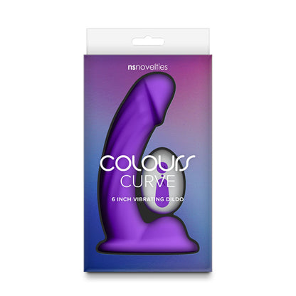 Colours Curve - Vibrating 6'' Dildo -  -  16.4 cm USB Rechargeable Vibrating Dildo with Wireless Remote