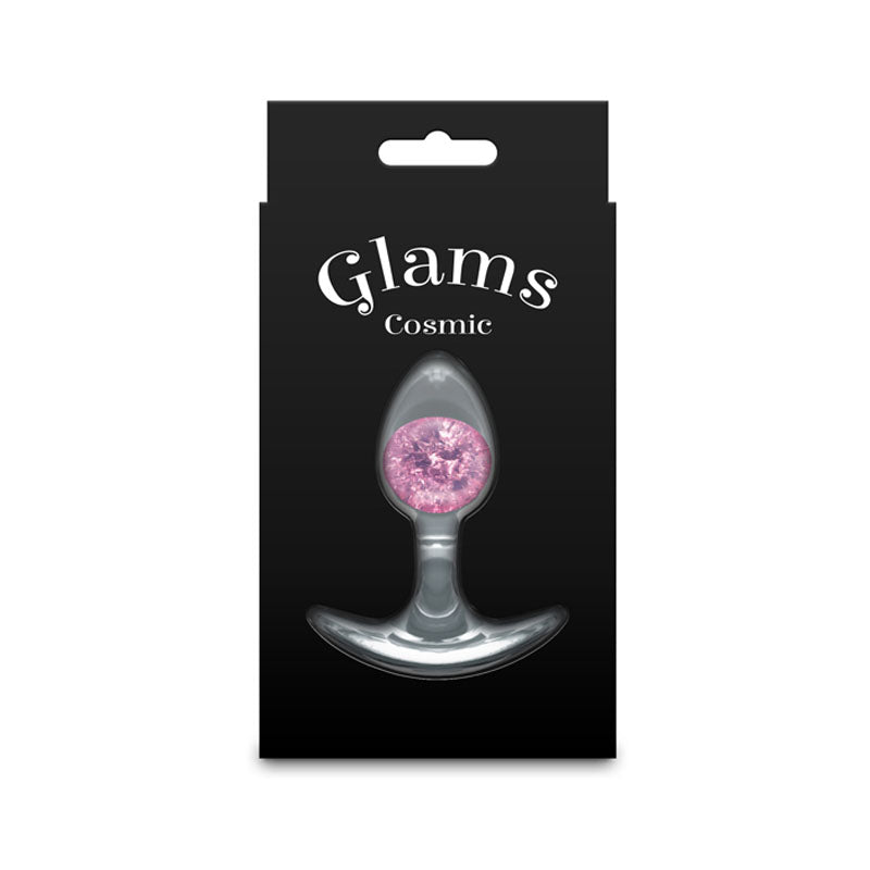 Glams Cosmic - Small -  - Clear/ 8.1 cm Small Butt Plug