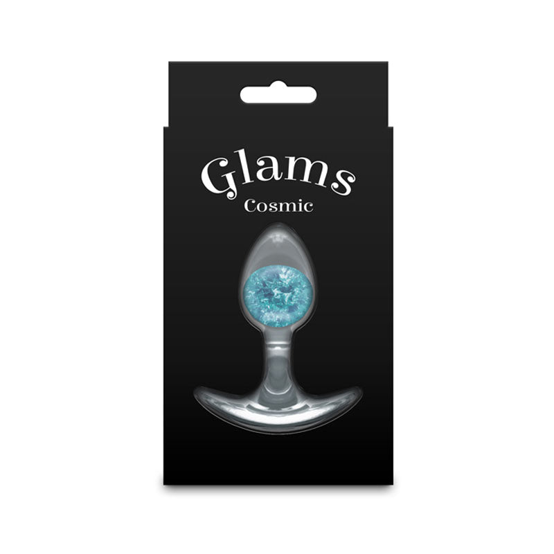 Glams Cosmic - Small -  - Clear/ 8.1 cm Small Butt Plug