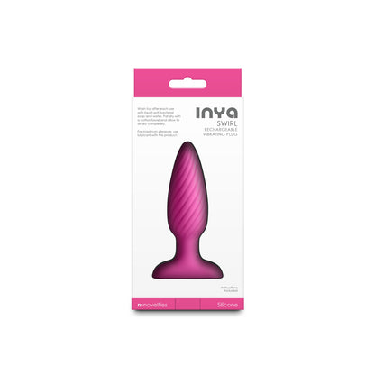 INYA Swirl -  -  10.7 cm USB Rechargeable Vibrating Butt Plug