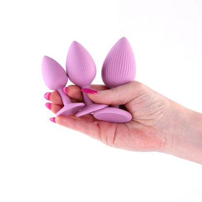 INYA Triple Ace Kit - Blush -  Butt Plugs - Set of 3 Sizes