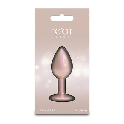 Rear Assets Iridescent - Small - Champagne - Iridescent Champagne 7.1 cm Small Butt Plug