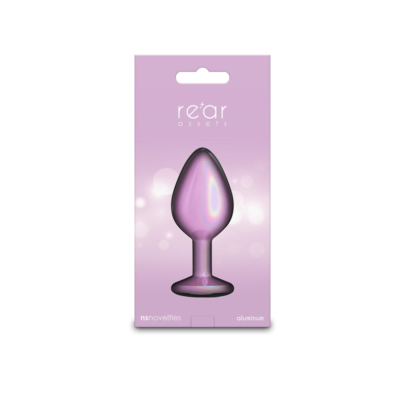 Rear Assets Iridescent  - Medium - Iridescent  8.2 cm Medium Butt Plug