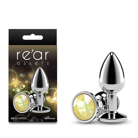 Rear Assets Silver - Small - Yellow Gem -