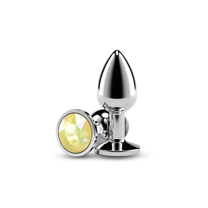Rear Assets Silver - Small - Yellow Gem -