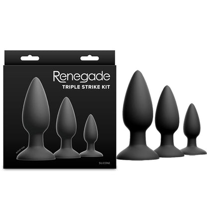 Renegade Triple Strike Kit -  -  Butt Plugs - Set of 3 Sizes