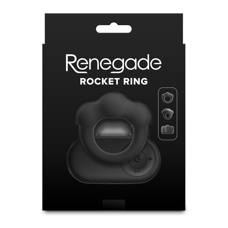 Renegade Rocket Ring -  -  USB Rechargeable Vibrating Cock Ring with Wireless Remote