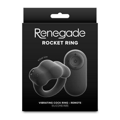 Renegade Rocket Ring -  -  USB Rechargeable Vibrating Cock Ring with Wireless Remote