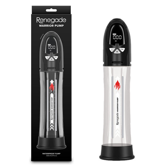 Renegade Warrior Pump -  - /Clear Waterproof Automatic Penis Pump