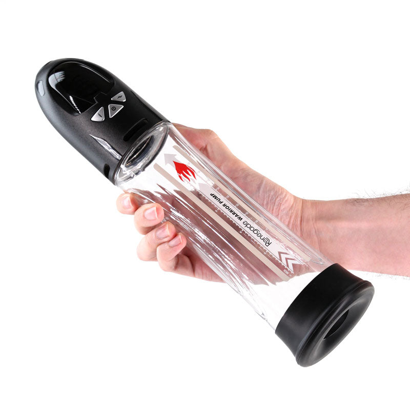 Renegade Warrior Pump -  - /Clear Waterproof Automatic Penis Pump