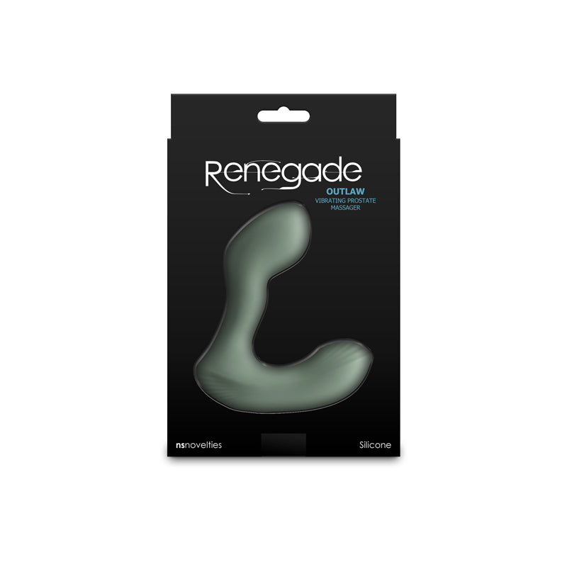 Renegade Outlaw - Sage -  12 cm USB Rechargeable Vibrating Prostate Massager
