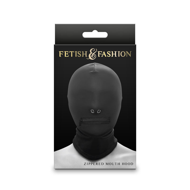 Fetish & Fantasy - Zippered Mouth Hood -