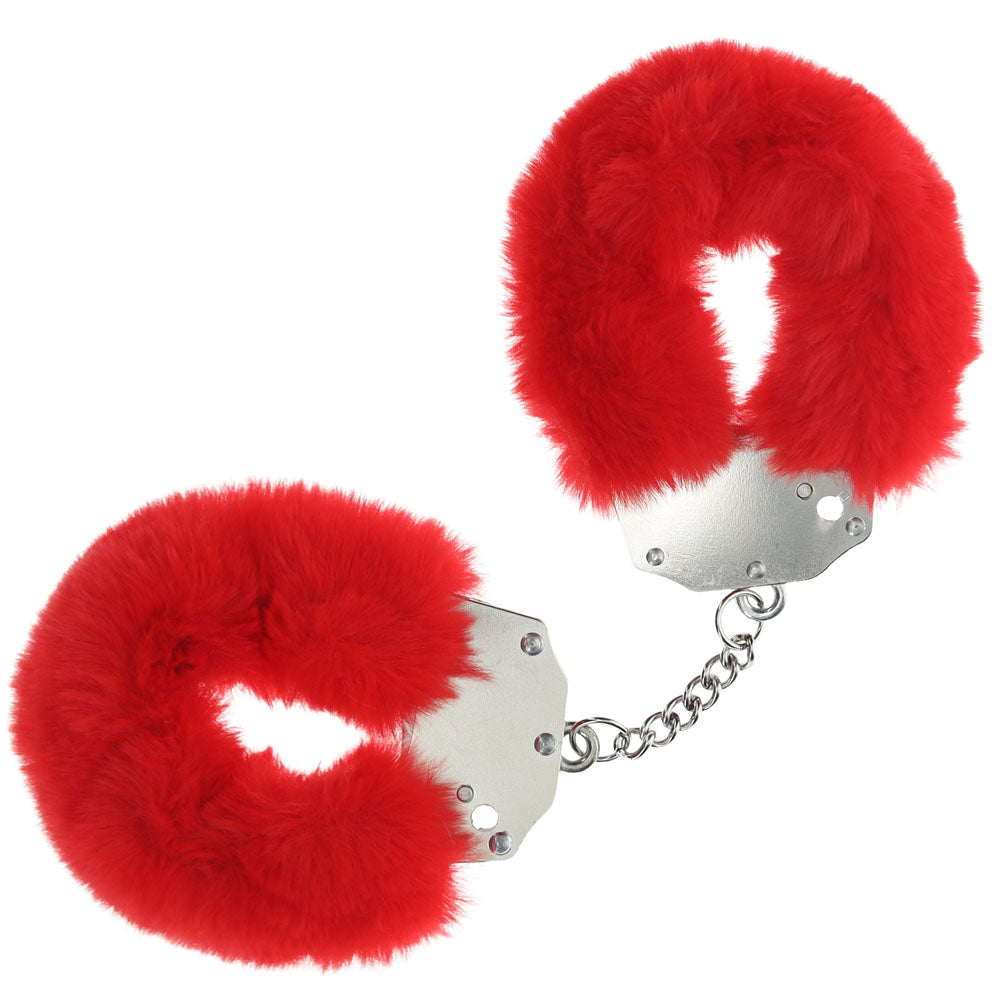 OUCH! Heavy-Duty Fluffy Cuffs -  -  Fluffy Restraints