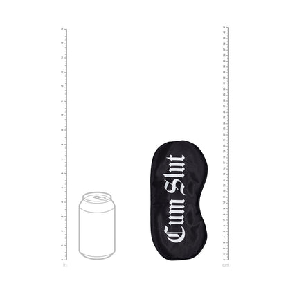 OUCH! Satin Mask - Cum Slut -  Printed Eye Mask