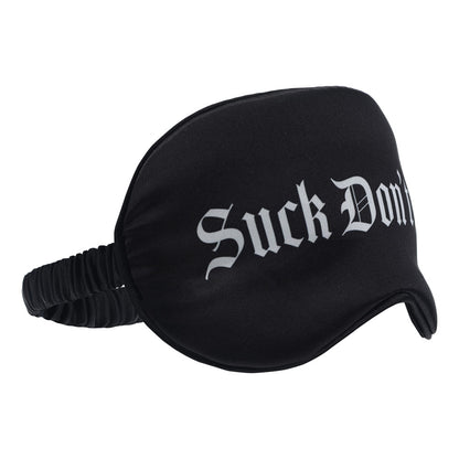 OUCH! Satin Mask - Suck Don't Bite -  Printed Eye Mask