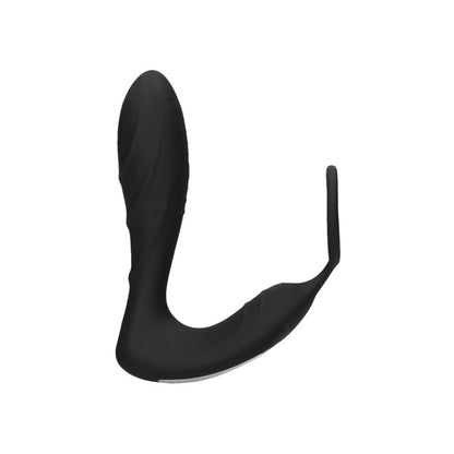 OUCH! E-stim & Vibrating Butt Plug Cock Ring -  USB Rechargeable Vibrating Butt Plug & Cock Ring with e-Stim
