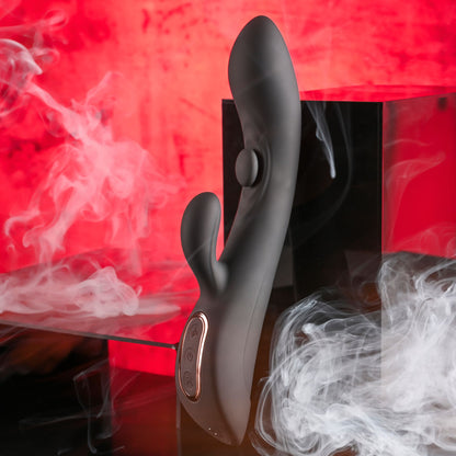 Playboy Pleasure THATS THE SPOT -  23.3 cm USB Rechargeable Rabbit Vibrator with G-Spot Tapper