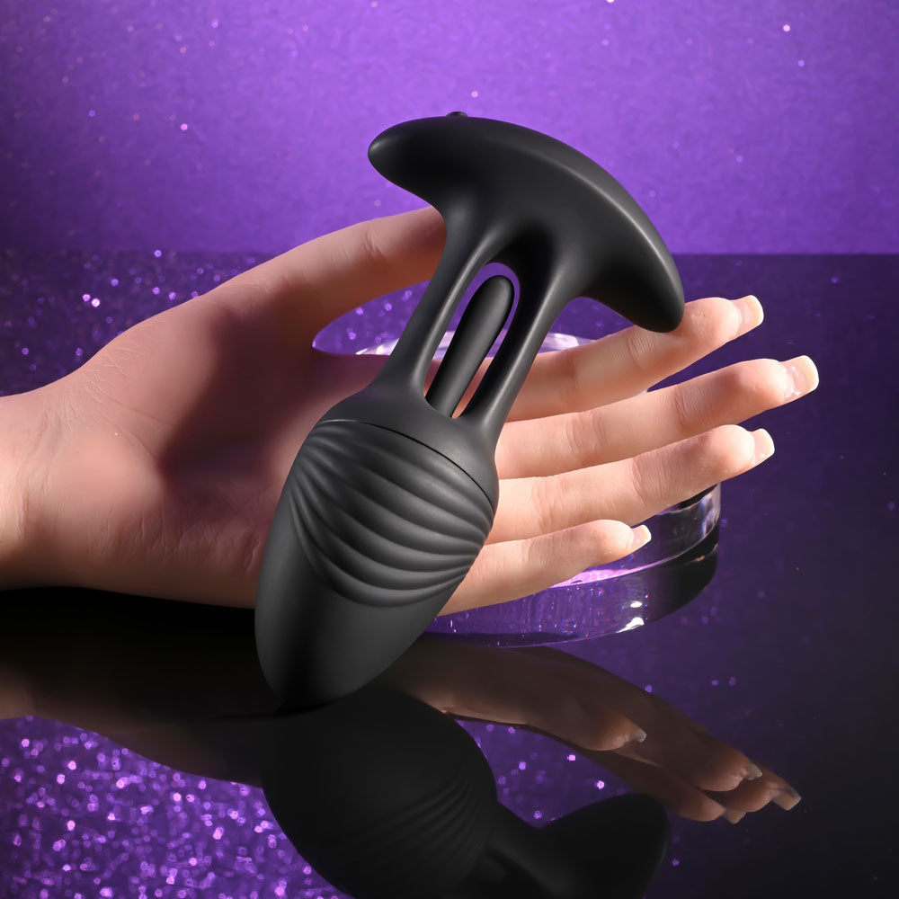 Playboy Pleasure RIM SHOT -  11.4 cm USB Rechargeable Vibrating Butt Plug