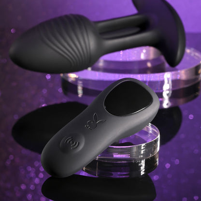 Playboy Pleasure RIM SHOT -  11.4 cm USB Rechargeable Vibrating Butt Plug