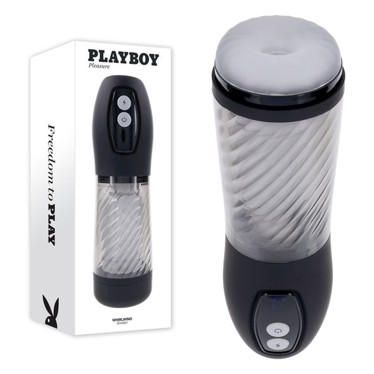 Playboy Pleasure WHIRLWIND -  USB Rechargeable Thrusting and Spinning Auto Stroker