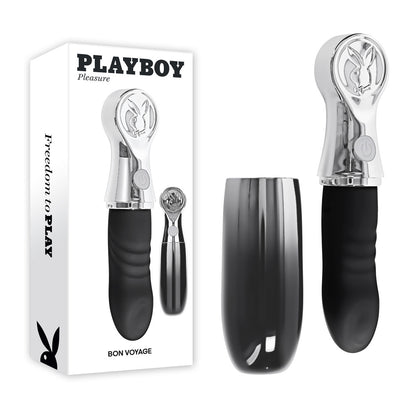 Playboy Pleasure BON VOYAGE - /Chrome 18.7 cm USB-C Rechargeable Tapping Vibrator