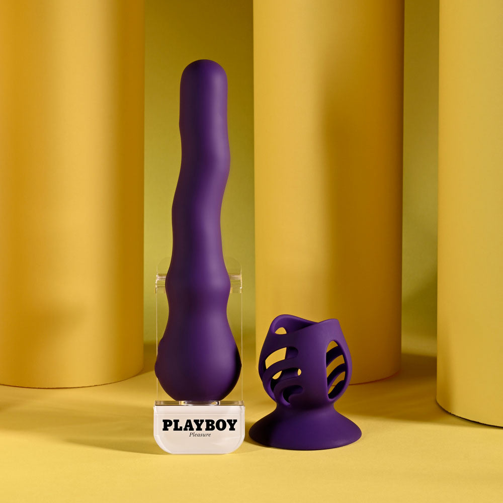 Playboy Pleasure WIGGLE IT -  23.9 cm USB Rechargeable Wiggling Vibrator