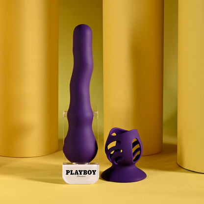 Playboy Pleasure WIGGLE IT -  23.9 cm USB Rechargeable Wiggling Vibrator