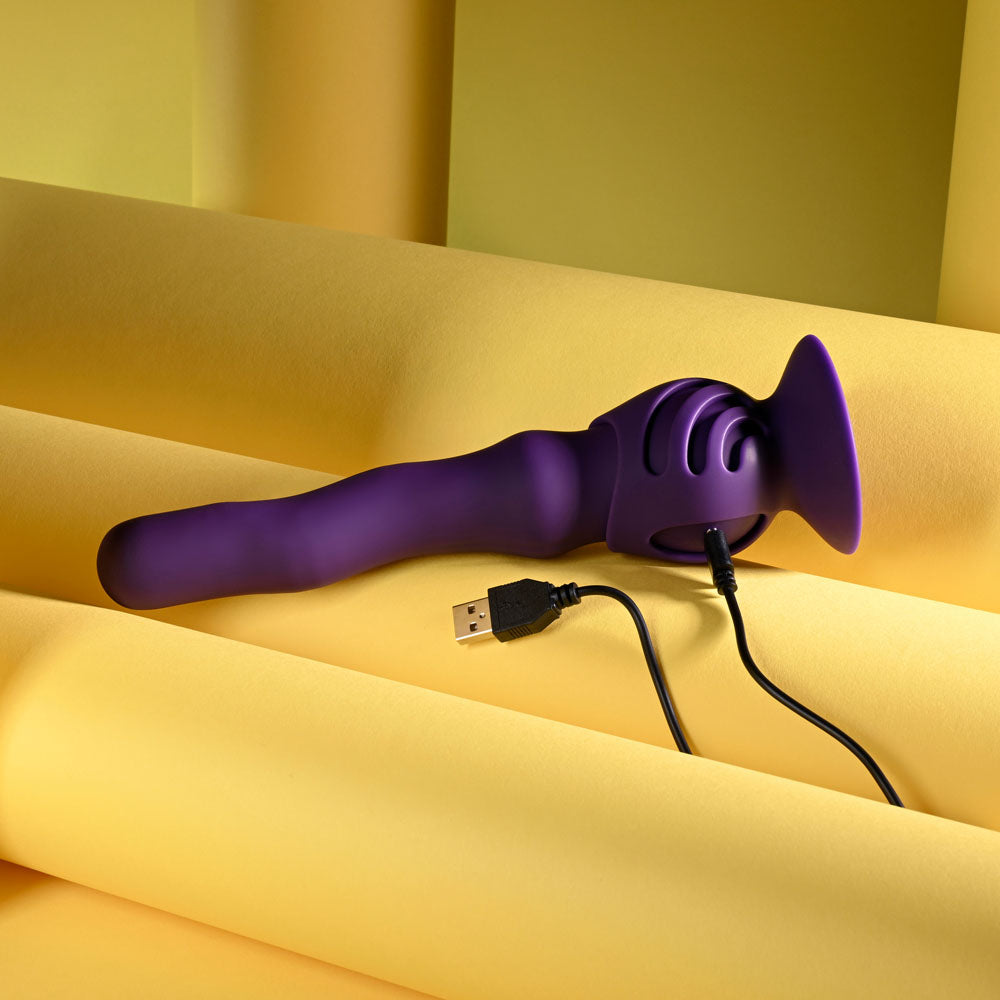 Playboy Pleasure WIGGLE IT -  23.9 cm USB Rechargeable Wiggling Vibrator