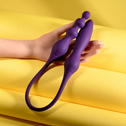 Playboy Pleasure THIS & THAT -  60 cm USB Rechargeable Flexible Dual Ended Vibrator