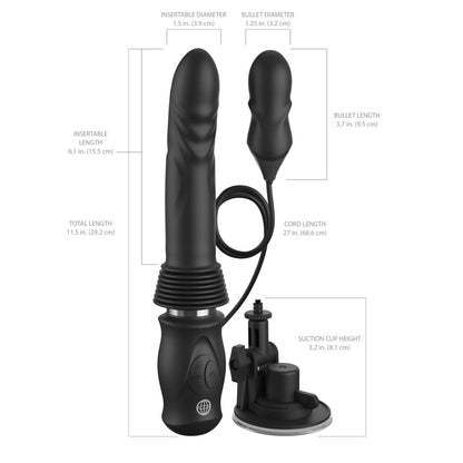 FFS Ultimate Silicone Thruster -  -  USB Rechargeable Thrusting Vibrator