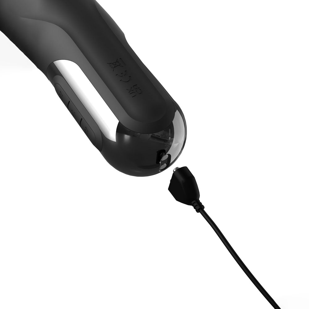 FFS Sonix Silicone Thruster -  22 cm USB Rechargeable Thrusting Vibrator with Flicking Clit Stim