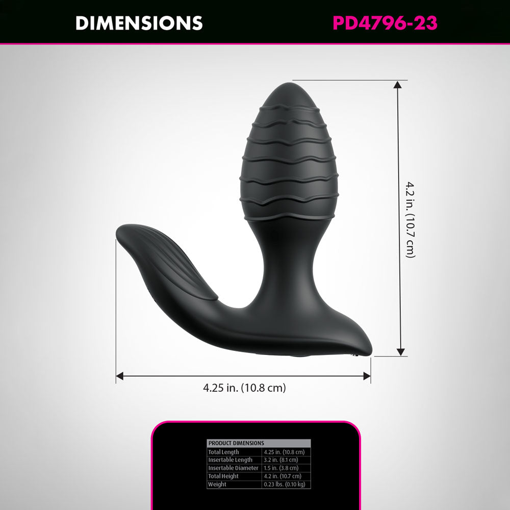 Anal Fantasy Elite Gyro-Milk Pro -  -  USB Rechargeable Gyrating Butt Plug