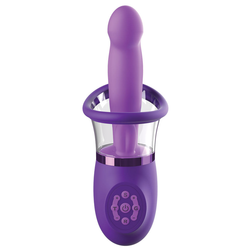 Fantasy For Her Ultimate Pleasure Pro Plus -  USB Rechargeable Sucking Licking & Flicking Vibrator