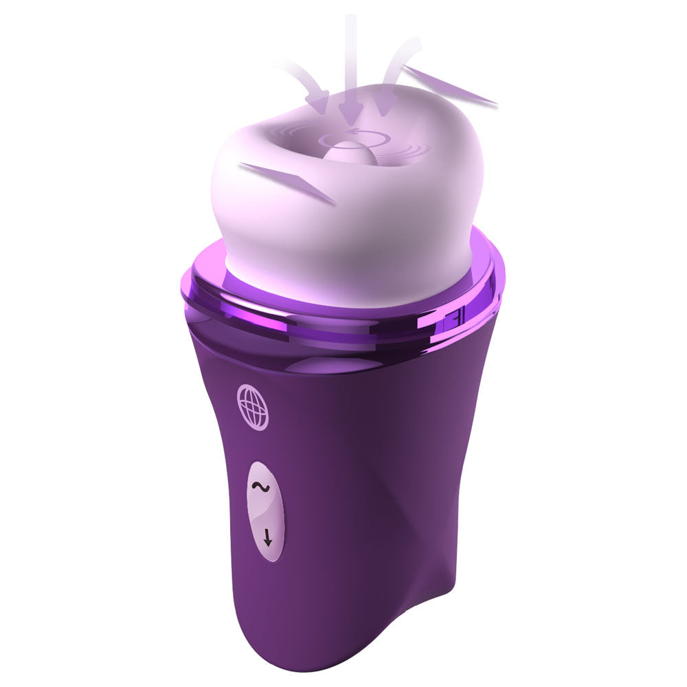 Fantasy For Her Lush Kiss Plush -  -  USB Rechargeable Licking & Sucking Stimulator