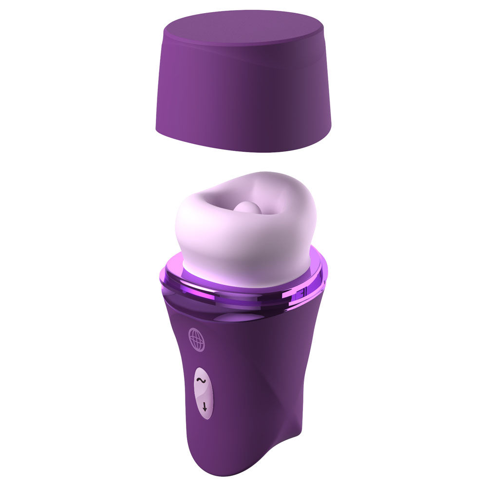 Fantasy For Her Lush Kiss Plush -  -  USB Rechargeable Licking & Sucking Stimulator