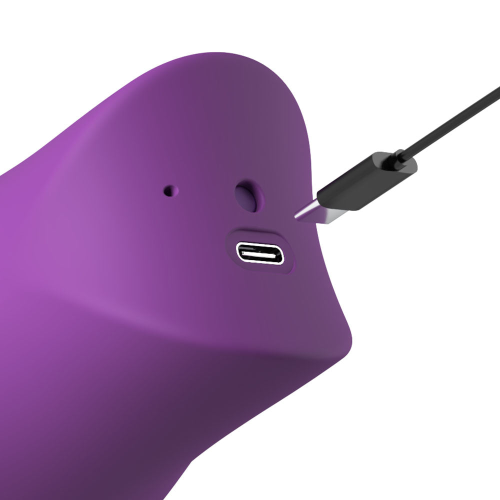Fantasy For Her Lush Kiss Plush -  -  USB Rechargeable Licking & Sucking Stimulator