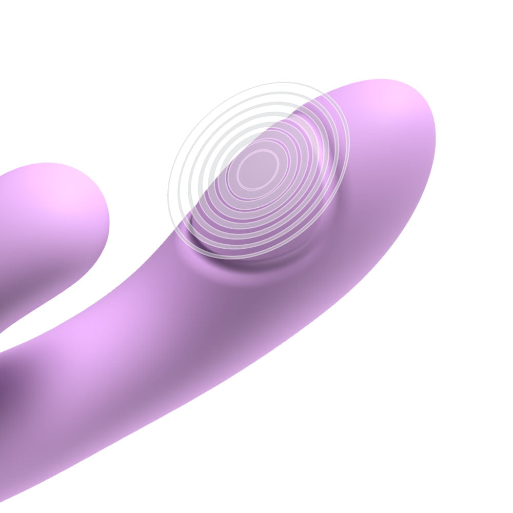 Fantasy For Her intiMotion Flutter Pro -  20.6 cm USB Rechargeable Rabbit Vibrator with Pulsating Tip