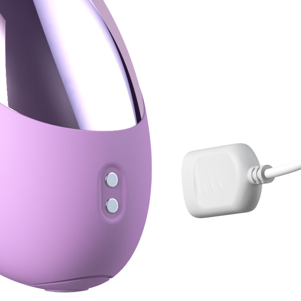 Fantasy For Her intiMotion Flutter Pro -  20.6 cm USB Rechargeable Rabbit Vibrator with Pulsating Tip