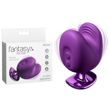 Fantasy For Her Luv Bites -  -  USB Rechargeable Vibrating & Biting Stimulator