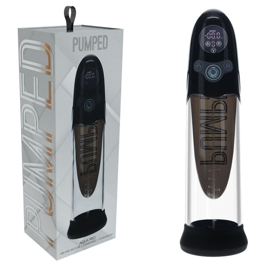 PUMPED Aqua-Pro Auto Pump -  - /Clear USB Rechargeable AI-Enabled Submersible Auto Penis Pump