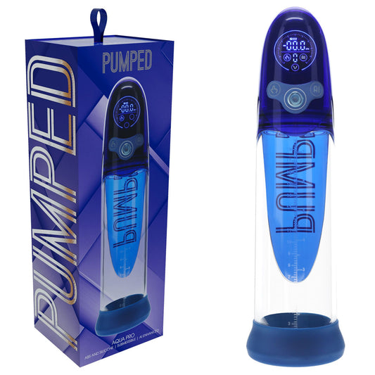 PUMPED Aqua-Pro Auto Pump -  - /Clear USB Rechargeable AI-Enabled Submersible Auto Penis Pump