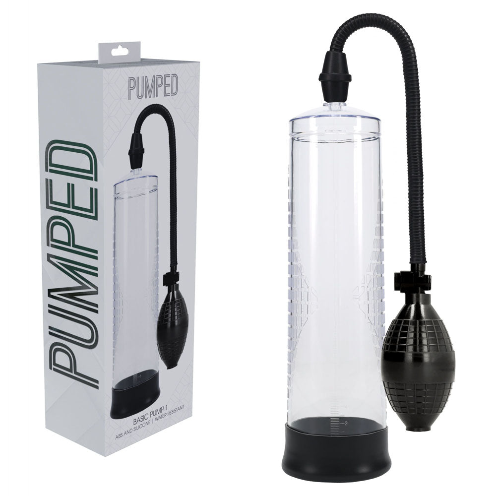 PUMPED Basic Pump 1 - Transparent -  Penis Pump