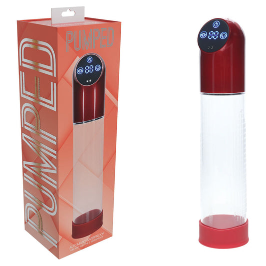 PUMPED Automatic Waterproof Pump - Metal  - /Clear USB Rechargeable Automatic Penis Pump