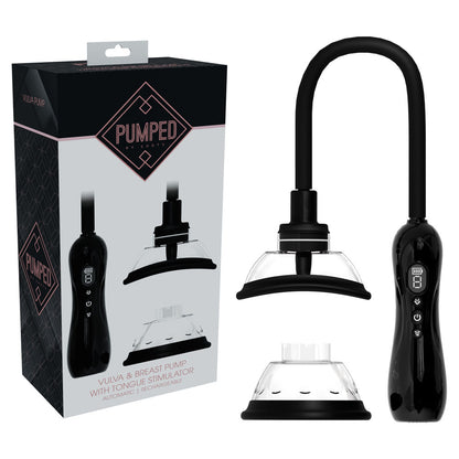 PUMPED Vulva & Breast Pump with Tongue Stimulator -  -  USB Rechargeable Ladies Pump Set