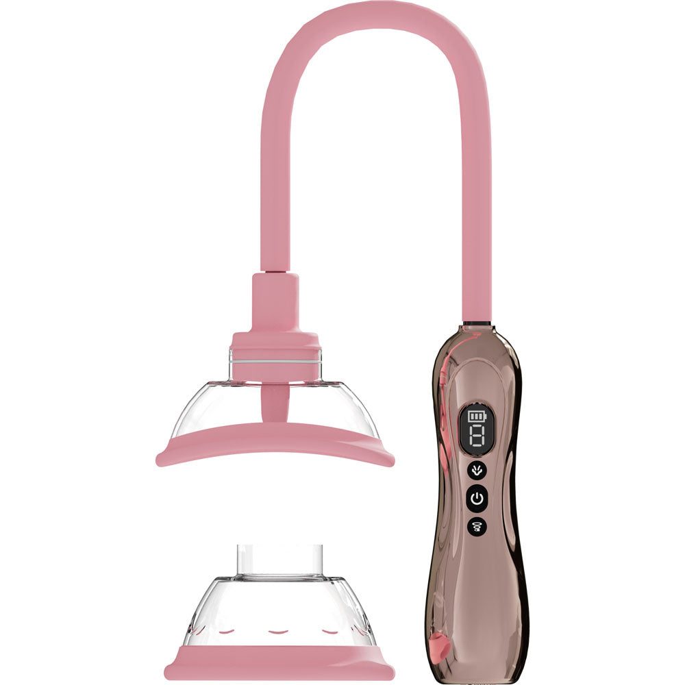 PUMPED Vulva & Breast Pump with Tongue Stimulator -  -  USB Rechargeable Ladies Pump Set