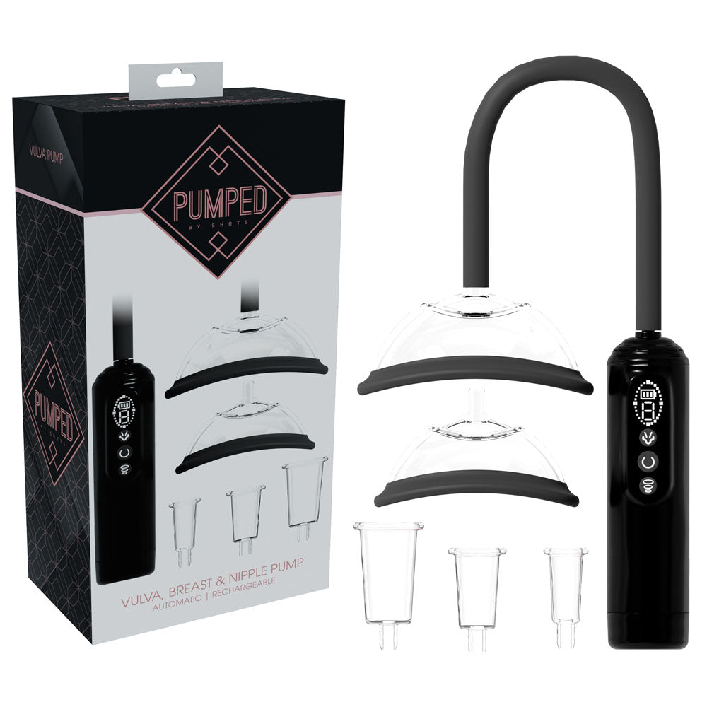 PUMPED Vulva, Breast & Nipple Pump -  -  USB Rechargeable Ladies Pump Set