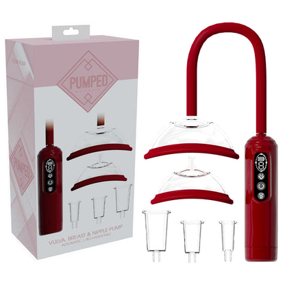 PUMPED Vulva, Breast & Nipple Pump -  -  USB Rechargeable Ladies Pump Set